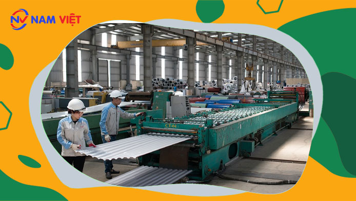 Quan trắc môi trường lao động nhà máy sản xuất tôn